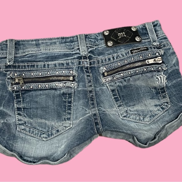 Y2k Miss Me Jean Shorts - Picture 2 of 4